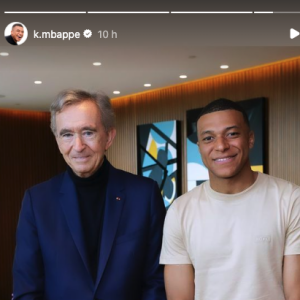 L'occasion pour Kylian Mbappé de faire la rencontre de Bernard Arnault

Kylian Mbappé et Bernard Arnault