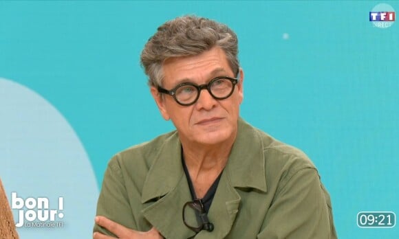 Marc Lavoine, ici invité de "Bonjour", avait déjà provoqué une polémique à la "Star Academy" fin 2022...