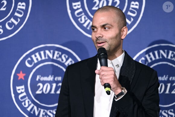 Exclusif - Tony Parker - Le Chinese Business Club ouvre sa saison des déjeuners officiels avec T.Parker en invité d'honneur au Westin Paris Vendôme le 2 février 2024. © Rachid Bellak / Bestimage