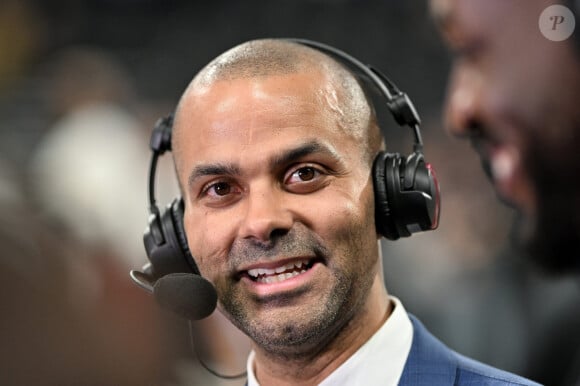 Tony Parker (asvel) - People assistent au match de basket de la 10ème journée d'Euroligue "LDLC Asvel - Bayern Munich (100-101)" à Lyon le 23 novembre 2023.