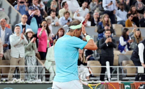 Rafael Nadal s'incline en trois sets face à Alexander Zverev lors des Internationaux de France de tennis de Roland Garros 2024 à Paris le 27 mai 2024. © Jacovides-Moreau/Bestimage 