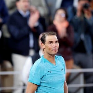 Et Rafael Nadal a dû être ravi de les retrouver.
Rafael Nadal s'incline en trois sets face à Alexander Zverev lors des Internationaux de France de tennis de Roland Garros 2024 à Paris le 27 mai 2024. © Jacovides-Moreau/Bestimage 