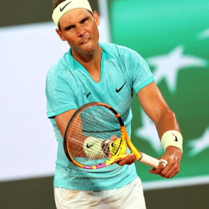 Rafael Nadal s'incline en trois sets face à Alexander Zverev lors des Internationaux de France de tennis de Roland Garros 2024 à Paris le 27 mai 2024. © Jacovides-Moreau/Bestimage 