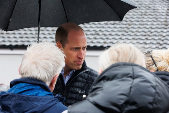 Le prince William et Kate Middleton en visite au club Dowlais Rugby Club. Le 28 avril 2023 © Cover Images via ZUMA Press