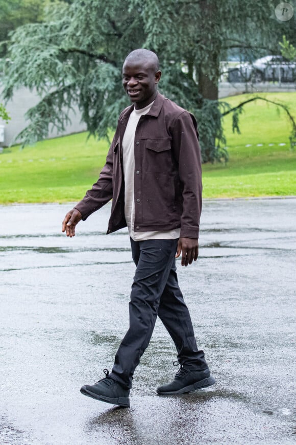 N’Golo Kante - Arrivée des joueurs de l’Equipe de France de football à Clairefontaine, le 29 mai 2024. © Baptiste Autissier / Panoramic / Bestimage