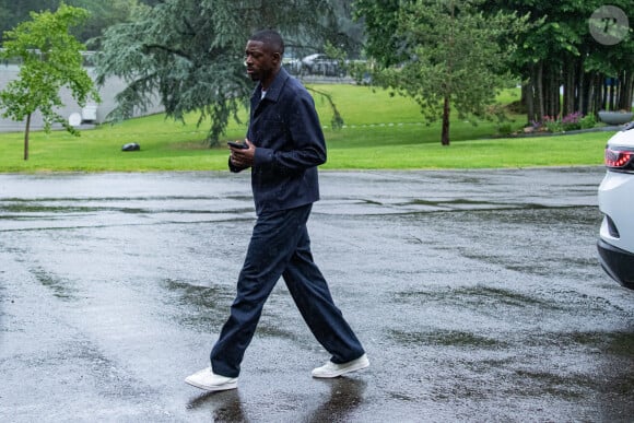 Ousmane Dembélé - Arrivée des joueurs de l’Equipe de France de football à Clairefontaine, le 29 mai 2024. © Baptiste Autissier / Panoramic / Bestimage