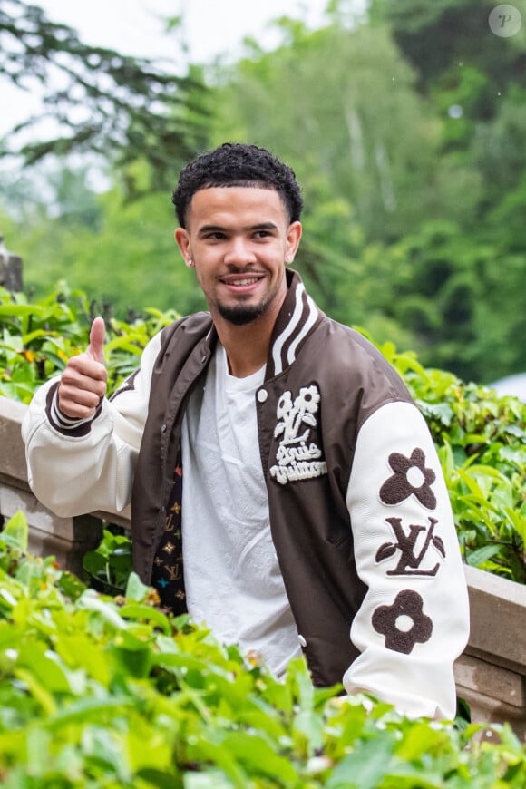 Warren Zaïre-Emery - Arrivée des joueurs de l’Equipe de France de football à Clairefontaine, le 29 mai 2024. © Baptiste Autissier / Panoramic / Bestimage