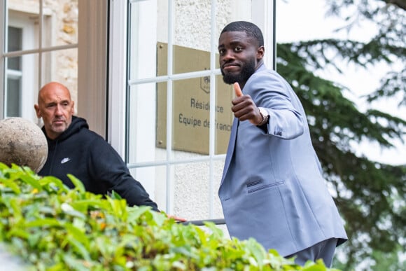 Dayot Upamecano - Arrivée des joueurs de l’Equipe de France de football à Clairefontaine, le 29 mai 2024. © Baptiste Autissier / Panoramic / Bestimage