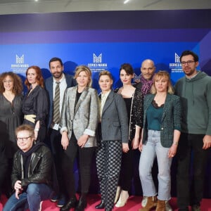 Marie Denarnaud, Audrey Fleurot, Mehdi Nebbou, Cypriane Gardin, Berangere McNeese et des invités assistant à l'avant-première "HPI" lors du Festival Series Mania 2023, le 18 mars 2023 à Lille. Franck Castel/ABACAPRESS.COM