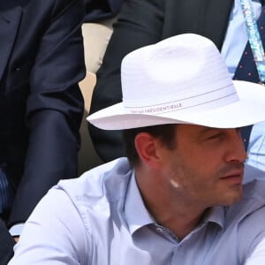 Elodie Gossuin et son mari Bertrand Lacherie assistent aux Internationaux de France de tennis 2019 - Jour dix à Roland Garros, le 4 juin 2019 à Paris, en France. Photo par Laurent Zabulon / ABACAPRESS.COM