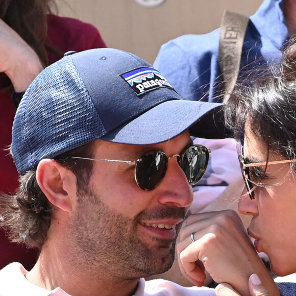 Greg Levy et Laurie Cholewa assistent aux Internationaux de France de tennis 2019 - huitième journée à Roland Garros, le 2 juin 2019 à Paris, en France. Photo par Laurent Zabulon / ABACAPRESS.COM