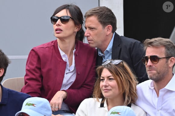 Geraldine Maillet et Daniel Riolo assistent aux Internationaux de France de tennis 2019 - Quatrième journée à Roland Garros, le 29 mai 2019 à Paris, en France. Photo par Laurent Zabulon/ABACAPRESS.COM