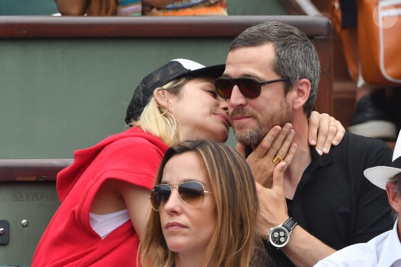 Marion Cotillard et Guillaume Canet assistent à la finale hommes de l'édition 2018 de Roland Garros - Day Fithteen à Roland Garros, le 10 juin 2018 à Paris, France. Photo par Laurent Zabulon/ABACAPRESS.COM