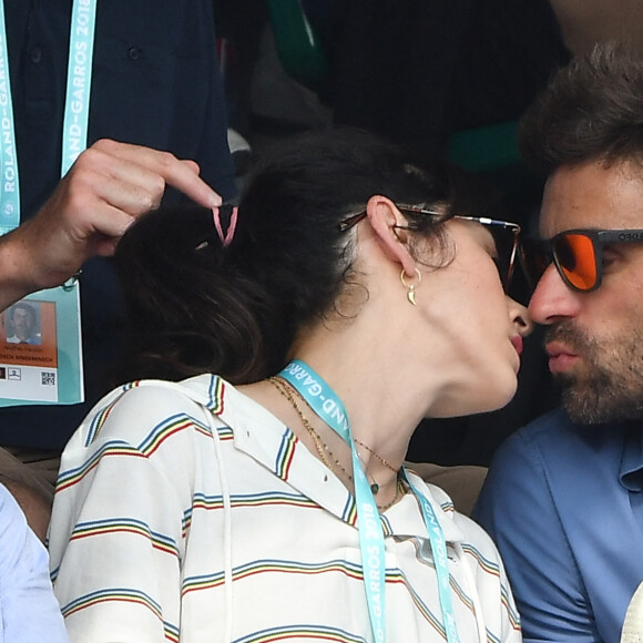 Nolwenn Leroy et Arnaud Clément assistent à la finale hommes des Internationaux de France 2018 - Day Fithteen à Roland Garros, le 10 juin 2018 à Paris, France. Photo par Laurent Zabulon/ABACAPRESS.COM