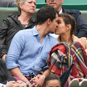 Laury Thillman et le chef Juan Arbelaez lors des Internationaux de France de tennis à Roland-Garros à Paris, France, le 29 mai 2016. Photo par Laurent Zabulon/ABACAPRESS.COM