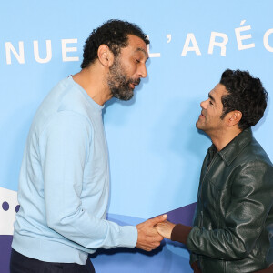 Ramzy Bedia et Jamel Debbouze - Avant-première du film "Terminal" au Cinéma Max Linder à Paris le 8 Avril 2024. © Coadic Guirec/Bestimage