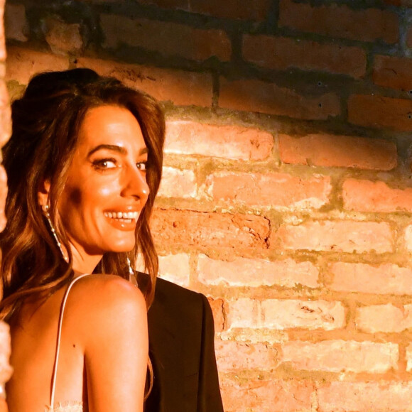George Clooney et Amal à Venise.