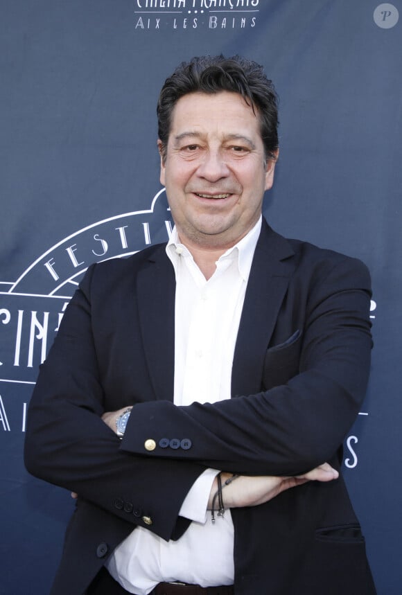 Exclusif - Le Parrain Laurent Gerra à la 2ème édition du festival du cinéma français et gastronomie au casino de Aix les Bains le 6 juin 2023. © Denis Guignebourg / Bestimage