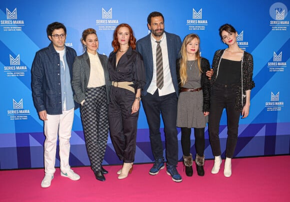 Audrey Fleurot et Medhi Nebbou - Avant-premiière de la saison 3 de la série "HPI' lors du Festival Séries Mania à Lille le 18 mars 2023. © Stéphane Vansteenkiste/Bestimage 