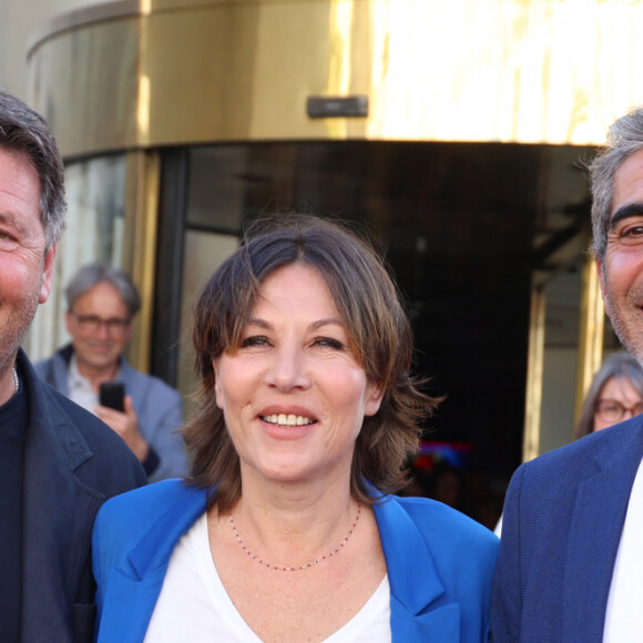 Exclusif - Ary Abittan, Mathilde Seigner, Philippe Lellouche - Soirée d'ouverture de la 3ème édition du Festival du Cinema Français et de la gastronomie d'Aix-les-Bains le 4 juin 2024. © Denis Guignebourg/BestImage