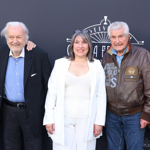 Exclusif - Martine Lelouch, Norbert Saada, Valérie Thuillier, Claude Lelouch et Franck Presti - Soirée d'ouverture de la 3ème édition du Festival du Cinema Français et de la gastronomie d'Aix-les-Bains le 4 juin 2024. © Denis Guignebourg/BestImage