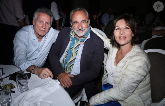 Exclusif - Laurent Olmedo, Antoine Duléry et Mathilde Seigner - Soirée d'ouverture de la 3ème édition du Festival du Cinema Français et de la gastronomie d'Aix-les-Bains le 4 juin 2024. © Denis Guignebourg/BestImage