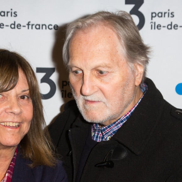 Chantal Goya et son mari Jean-Jacques Debout assistent à la première parisienne de 'Indomptable Chantal Goya' à France Télévision le 08 janvier 2019 à Paris, France. Photo par Nasser Berzane/ABACAPRESS.COM