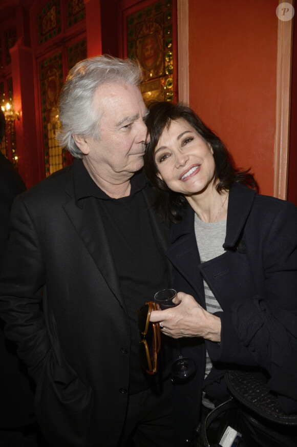 Pierre Arditi et sa femme Évelyne Bouix - People à la générale de la pièce "L'être ou pas" au Théâtre Antoine à Paris le 21 mars 2016. © Coadic Guirec/Bestimage