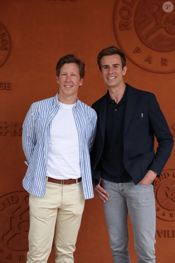 Jean-Baptiste Marteau - Célébrités dans les tribunes des Internationaux de France de tennis de Roland Garros 2024 à Paris le 8 juin 2024. © Jacovides-Moreau/Bestimage 