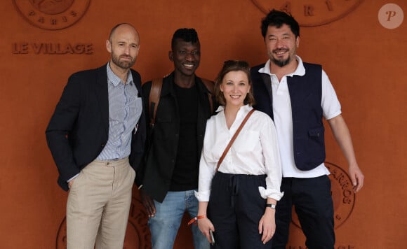 Pierre Sang - Célébrités dans les tribunes des Internationaux de France de tennis de Roland Garros 2024 à Paris le 8 juin 2024. © Jacovides-Moreau/Bestimage 