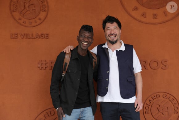 Pierre Sang - Célébrités dans les tribunes des Internationaux de France de tennis de Roland Garros 2024 à Paris le 8 juin 2024. © Jacovides-Moreau/Bestimage .