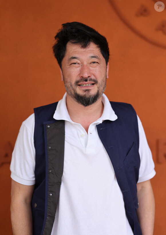 Pierre Sang - Célébrités dans les tribunes des Internationaux de France de tennis de Roland Garros 2024 à Paris le 8 juin 2024. © Jacovides-Moreau/Bestimage 