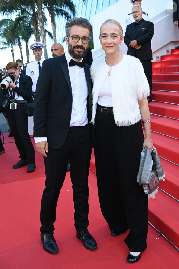 Delphine Ernotte et Stéphane Sitbon-Gomez à la clôture du 77e Festival international du film de Cannes, le 25 mai 2024. Aurore Maréchal/ABACAPRESS.COM