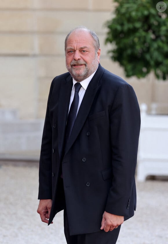 Éric Dupond-Moretti - Dîner d'état en l'honneur du président des Etats-Unis et sa femme au palais de l'Elysée à Paris, à l'occasion de leur visite officielle en France. Le 8 juin 2024 © Jacovides-Moreau / Bestimage