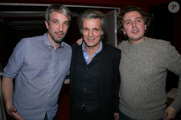 Exclusif - Guillaume Meurice, Alex Vizorek et Yvan le Bolloc'h lors du concert de soutien à la CGT au cirque Phénix à Paris, le 22 janvier 2020. © JLPPA/Bestimage