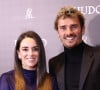 L'autre star des Bleus, Grizou, sera de son côté toujours épaulé par Erika Choperena.
Antoine Griezman, Erika Choperena assistent au photocall de présentation de Rhudo à Madrid, Espagne, le lundi 29 janvier 2024. Photo par GTres/ABACAPRESS.COM