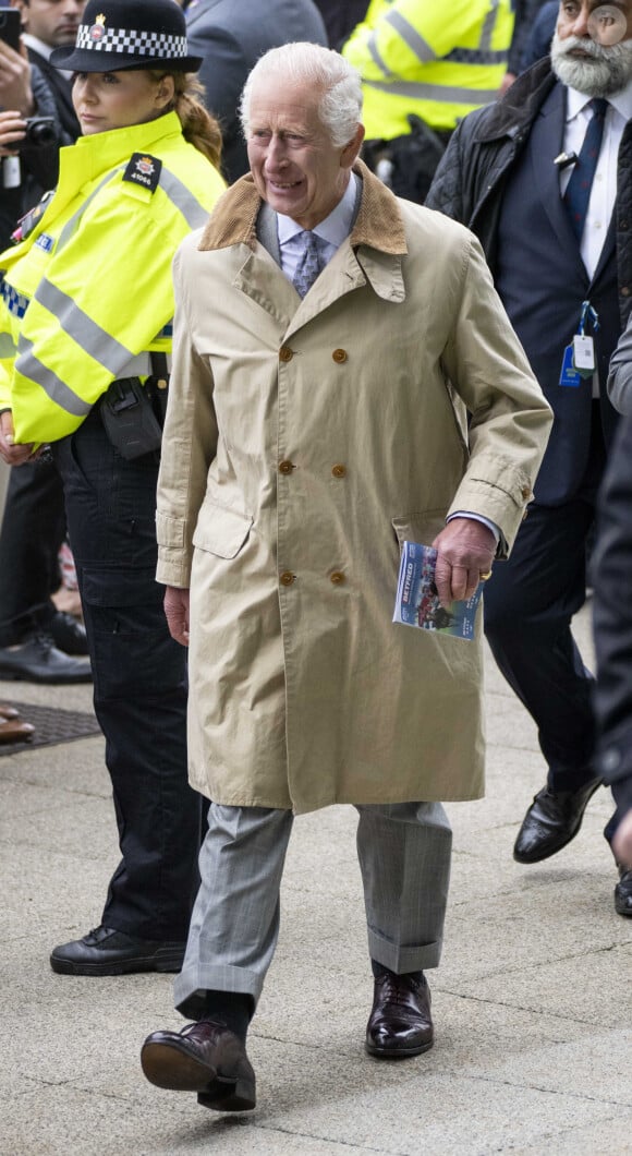 Le roi Charles III d'Angleterre au Lady Day du premier jour du Derby d'Epsom à Epsom Downs, Royaume Uni, le 31 mai 2024. © GoffPhotos/Bestimage