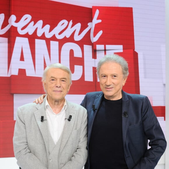 Exclusif - Salvatore Adamo et Michel Drucker - Enregistrement de l'émission "Vivement dimanche" au Studio Gabriel à Paris, présentée par M.Drucker et diffusée le 16 juin sur France 3 © Guillaume Gaffiot / Bestimage 