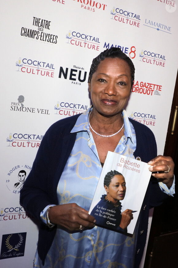 Semi-exclusif - Babette de Rozières - Salon des Femmes de Lettres et remise du Prix Simone Veil 2023 au Cercle National des Armées à Paris le 25 mai 2023. © Cédric Perrin/Bestimage 