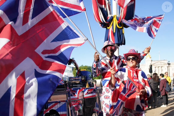 Les fans de la famile royale pour "Trooping the colour", le 15 juin 2024.