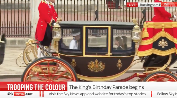 Kate Middleton est apparue à "Trooping the Colour" le 15 juin 2024. 
Kate Middleton à "Trooping the Colour" le 15 juin 2024