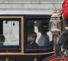 Elle était dans une calèche avec ses enfants George, Louis et Charlotte
Kate Middleton à "Trooping the Colour" le 15 juin 2024