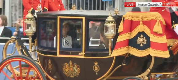 Kate Middleton à "Trooping the Colour" le 15 juin 2024