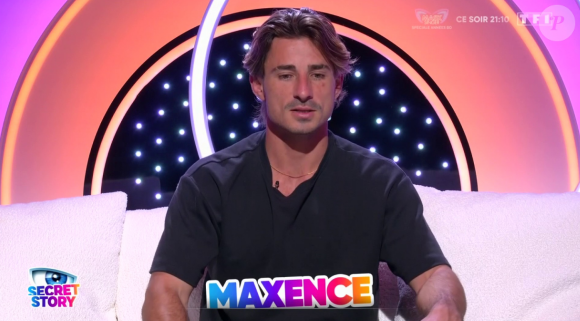 Maxence au confessionnal lors de la quotidienne de Secret Story du 15 juin 2024