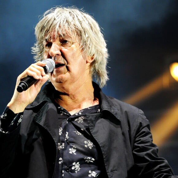 Jacques Higelin en concert pendant les Solidays en 2010 à Paris Juillet 2010.