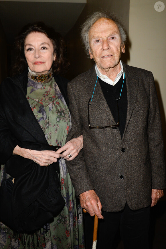 Anouk Aimée et Jean-Louis Trintignant - People à la projection du film "Un homme et une femme" en version restaurée, pour fêter les 50 ans du film ainsi que les 13 ans de Sophie Dulac Distribution au cinéma L'Arlequin, à Paris, le 6 novembre 2016. © Coadic Guirec/Bestimage 