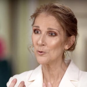 Céline Dion lors d'une interview.
