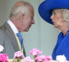 Charles III et Camilla Parker-Bowles étaient aussi présents
Charles III et Camilla Parker-Bowles - La famille royale d'Angleterre aux courses hippiques "Royal Ascot 2024" à Ascot 