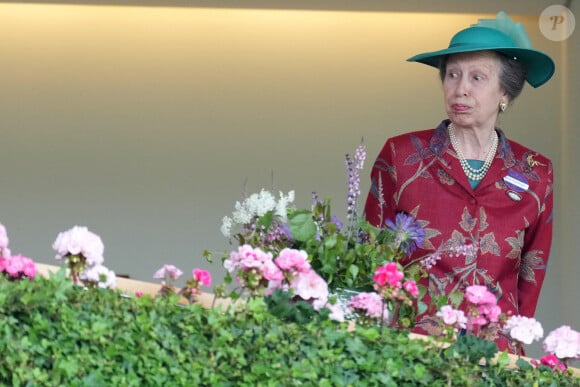 La princesse Anne - La famille royale d'Angleterre aux courses hippiques "Royal Ascot 2024" à Ascot