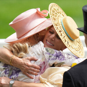 Lady Gabriella Windsor et Zara Tindall - La famille royale d'Angleterre aux courses hippiques "Royal Ascot 2024" à Ascot 